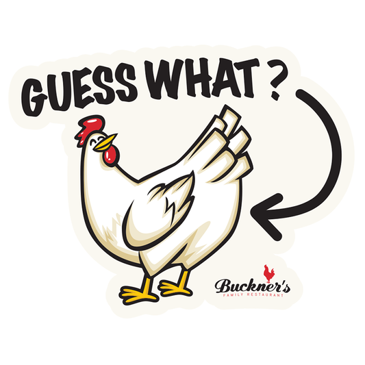 Chicken Butt Sticker